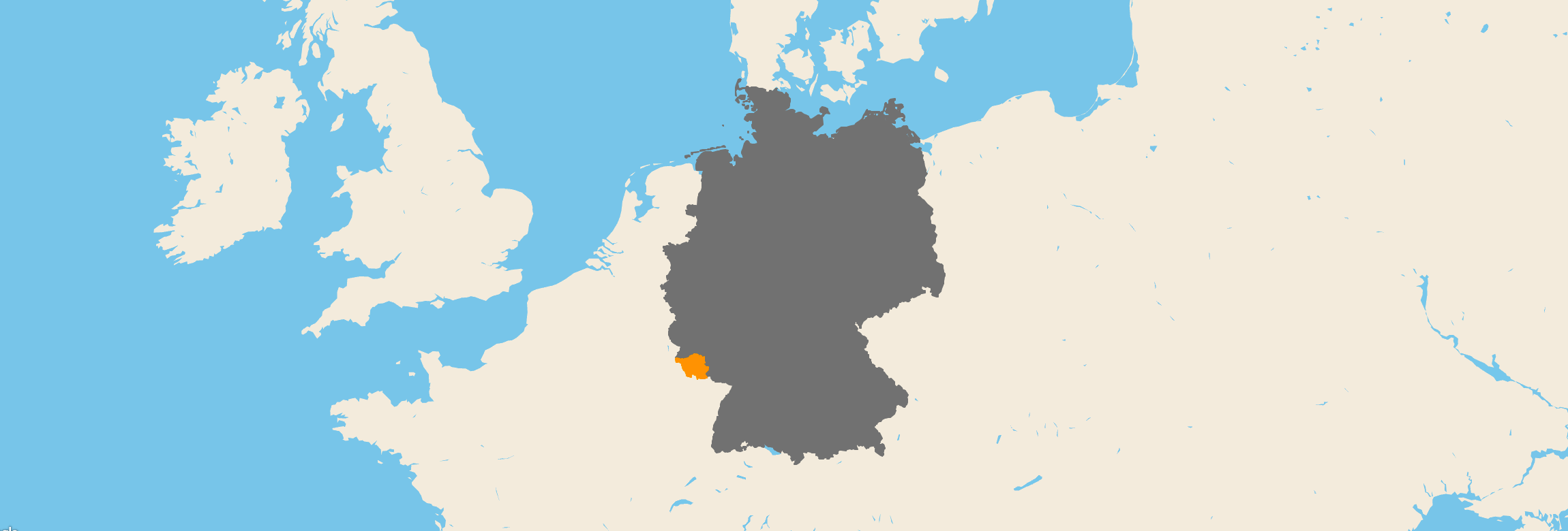 Saarland kartenansicht